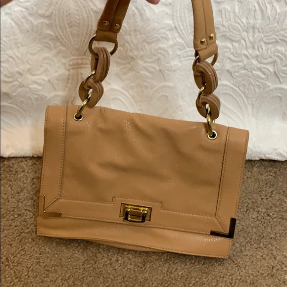 Olivia + Joy Bags Tan Leather Purse Poshmark